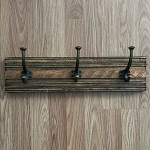 Cost Plus World Market Brown Wall Hook Rack